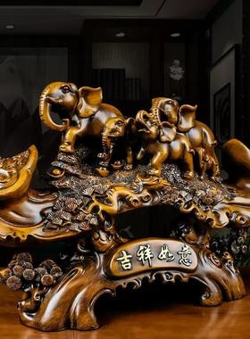 新款大号财势如意五牛旺财招财摆件办公室客厅玄关装饰品工艺礼品