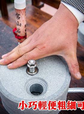 [型]石磨家用磨盘老小石磨石磨家用青手工推电动石磨商tj#u+$*&用