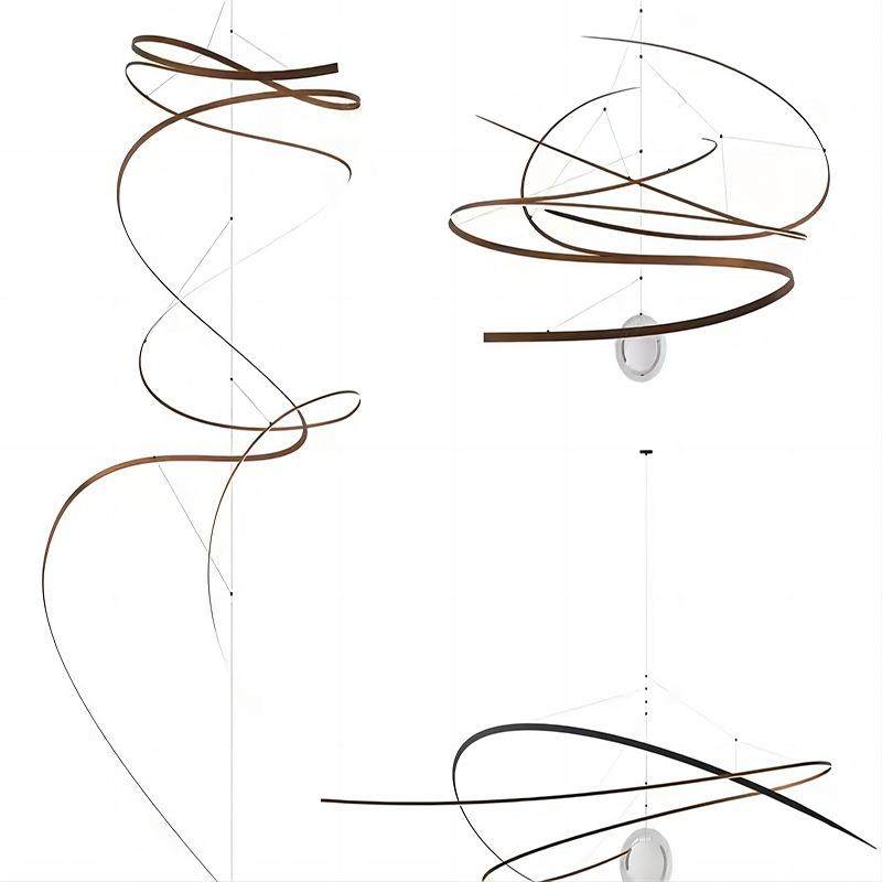 厅l吊灯创970意异形空设计师复式楼别墅中oft长吊客灯酒店大堂非,淘宝优惠券,粉丝福利购,淘宝优惠卷