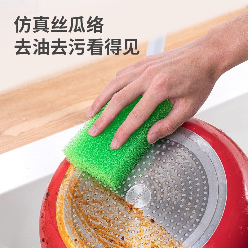 云蕾仿丝瓜络刷碗百洁布洗碗老丝瓜筋洗碗丝瓜瓤海绵擦锅3片*4包,淘宝优惠券,粉丝福利购,淘宝优惠卷