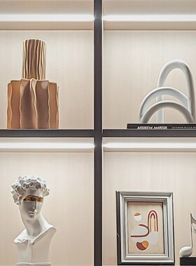 简约样板房家居软装饰品现代书柜创意摆件相架玻璃工艺品ZH3664