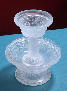 护法杯密宗供奉护法杯西藏民族用品佛前供奉摆件圣水杯琉璃护法杯