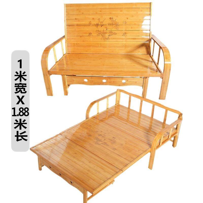 折人叠沙发床用双人实单木竹床老式凉床午睡家用PHY午休租房两折,淘宝优惠券,粉丝福利购,淘宝优惠卷