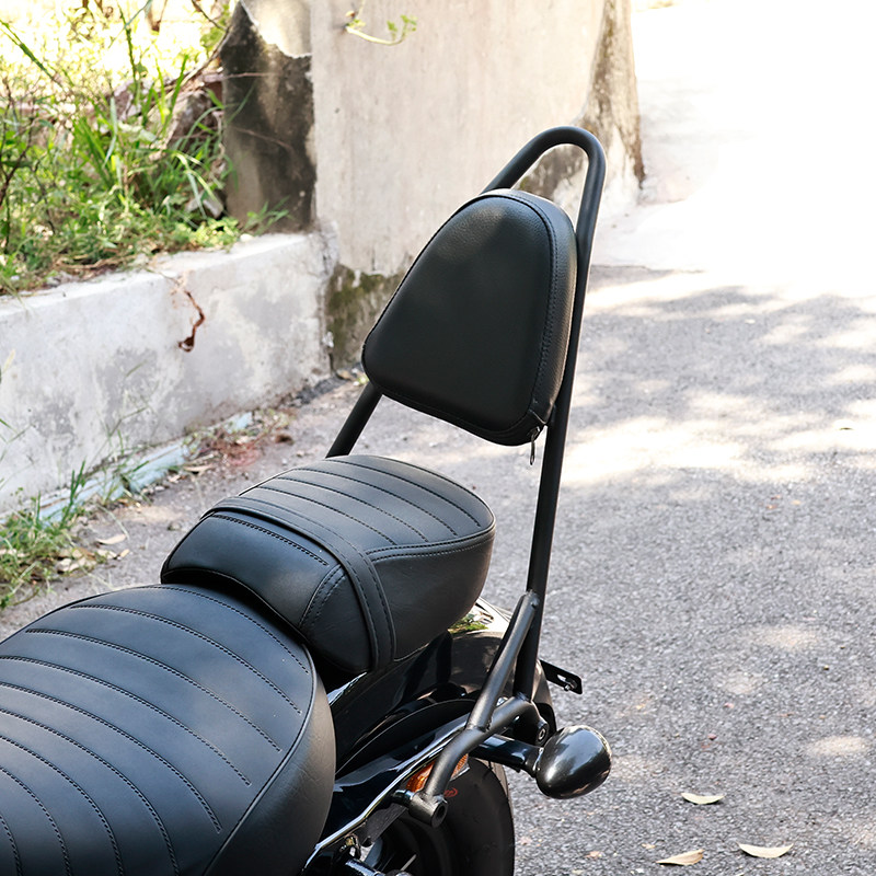 适用于香帅650N改装发动机保险杠 靠背货架快拆边包一体靠背改装 - 图3