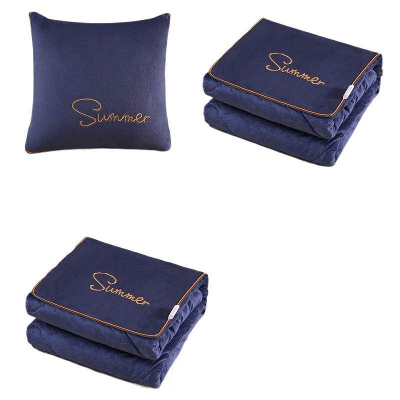 加厚抱枕被子两珊用瑚绒秋冬枕天毯子二合一汽办F96S566S公室午睡,淘宝优惠券,粉丝福利购,淘宝优惠卷