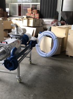 螺旋绞龙叶片固液分离机水泡猪粪干湿分离机屠宰污水粪脱水机