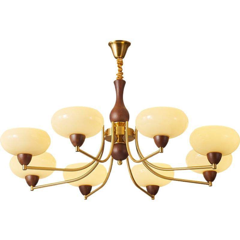 法式中古客厅吊灯大厅美式复古实木餐厅主卧室设计师2025新款灯具,淘宝优惠券,粉丝福利购,淘宝优惠卷