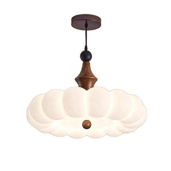 法式中古奶油风主卧室吊灯复古胡桃木色书房灯儿童房温馨护眼吊灯,淘宝优惠券,粉丝福利购,淘宝优惠卷