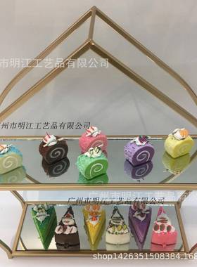 双甜心架展JYJ257示架属镜层面摆台收纳架金间样板派对室内装饰品