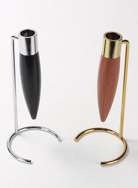 代简MZQ约欧式轻奢箭形金属烛台现摆样板房楼处书房件客厅售软装