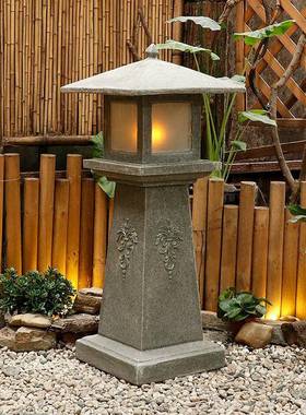 田园tb-62561办日式灯笼砂岩雕塑饰园林景观太阳庭院公室能艺术装