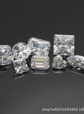 莫桑石莫桑水滴裸水滴形克拉色DVV石S净度梧州产地2现货