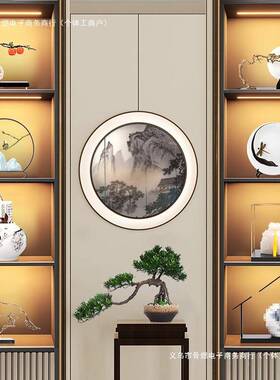 博关古架格板间软装客厅开放新式摆样件ltao1005饰品酒中柜玄茶室