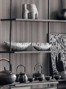 复古树脂做旧创意简玄关摆件室家居约客QIY厅电视柜装饰品茶酒店