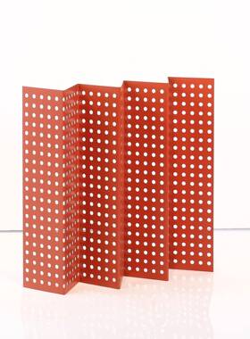 新处中式屏风摆件黑色折叠B0472镂空金属网软装饰样片板房售楼品