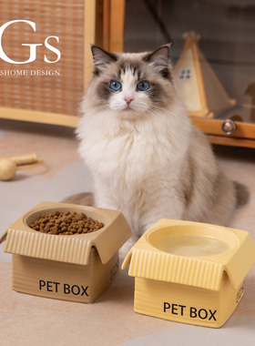 【2026新型】猫碗陶瓷收纳摆件