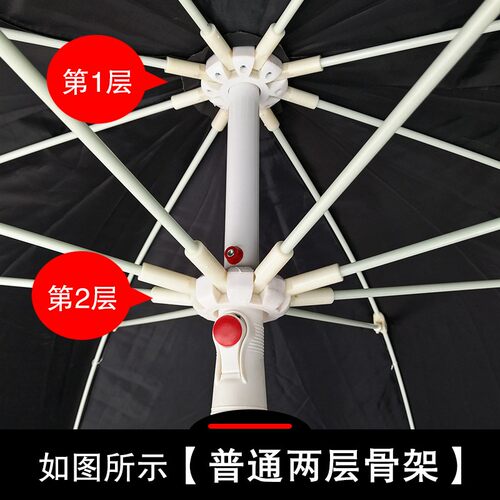 汽车撑伞架三吸盘式遮阳伞隔热教练车防晒太阳伞驾校专用车顶棚罩 - 图1