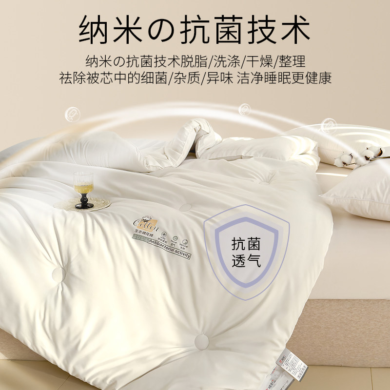 新疆棉花被子冬被加厚保暖冬天棉絮长绒棉被春秋单人被褥垫被被芯,淘宝优惠券,粉丝福利购,淘宝优惠卷