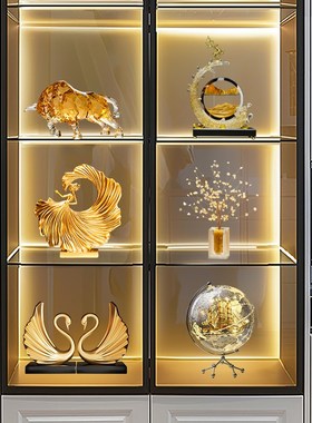 流沙画酒柜装饰品摆件轻奢高档客厅电视柜办公室高端大气上档次