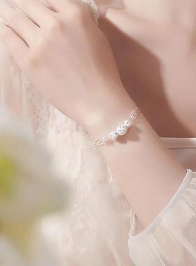 【下单立减30】多层豆豆转运珠手炼女生秋冬手饰小众设计招财