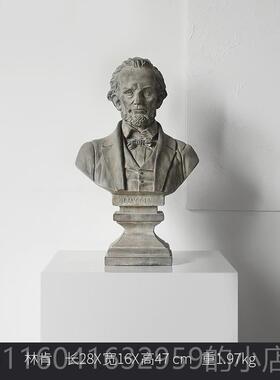 新款仿维窗石膏纳斯大卫雕塑馆人物摆件希腊风美馆橱术手工树脂工