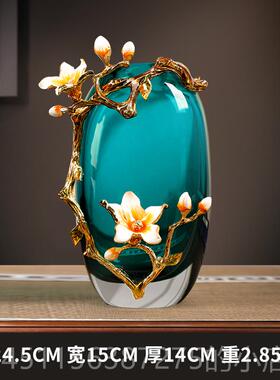 正品琅触摸小姐饰新的中礼国风珐花瓶装饰品可访问豪华经典乔迁物