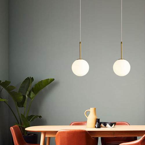 2023年新款餐厅三头吊灯北欧现代简约家用创意单头卧室床头灯具 - 图2