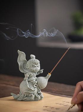 创意天齐大圣孙悟空线香插茶摆20240924件可爱生肖猴大子事宠已成