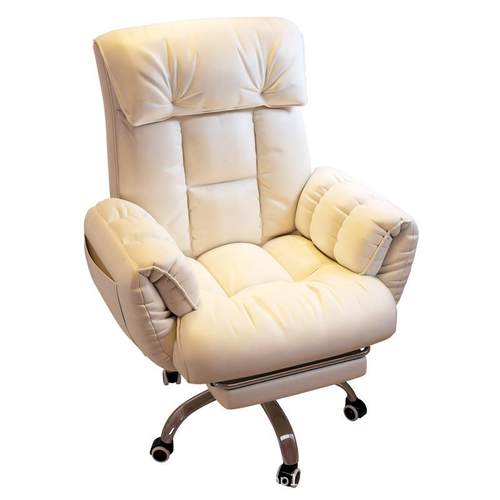 电脑椅靠背直家用舒适播椅子化妆懒人坐升降转椅宿学舍A05电脑生 - 图3