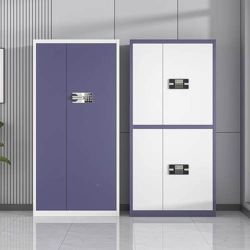 子保密电柜钢制资柜ZR-339带锁办公室凭证柜指料纹锁财务码密柜矮 - 图2