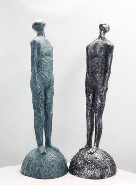 家居装饰玄人塑物树脂雕塑样板关房水滴件落地摆现BJ00086/代简约