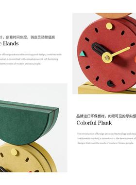 意wozoom轻屋准家居奢创座TYOS210钟客厅装饰桌面摆件入玄关酒柜