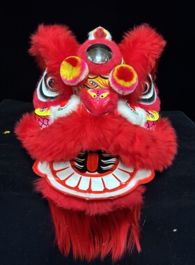 竹编舞狮成人儿童舞狮服装道具羊毛狮南狮醒狮