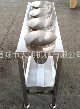 家禽控血器鸡鸭鹅立式多锥桶沥血池宰鸭神器集血槽禽血收集池