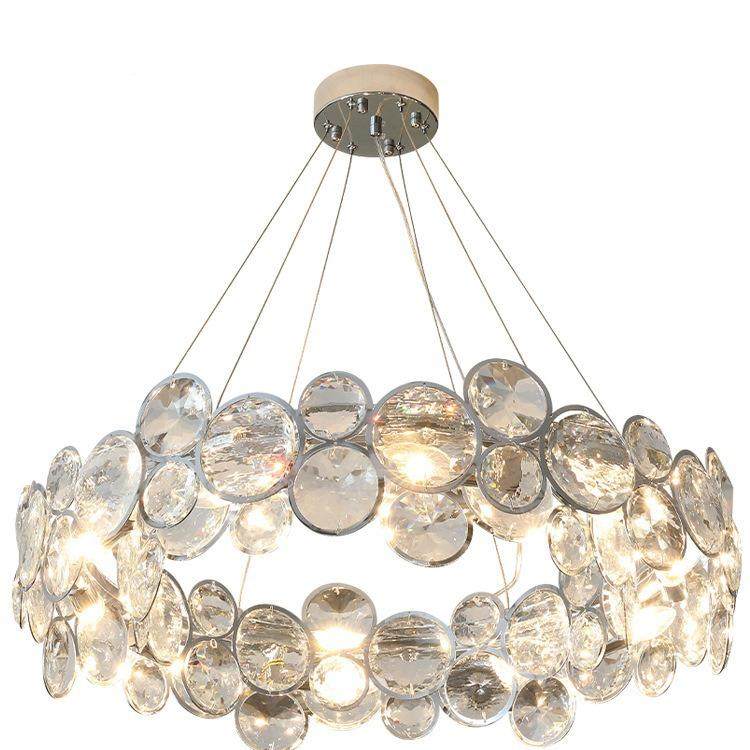 后现轻奢客563厅泡泡水晶吊灯圆形简约高大代气卧室设档计师灯具,淘宝优惠券,粉丝福利购,淘宝优惠卷
