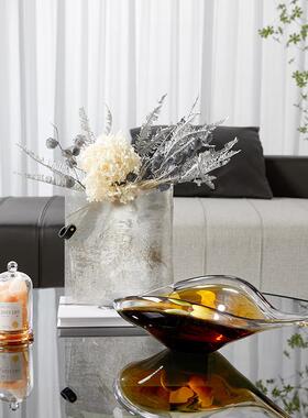 欧式AL674299现代简琉璃指南勺盘几样板间家居约软装饰品厅茶客果