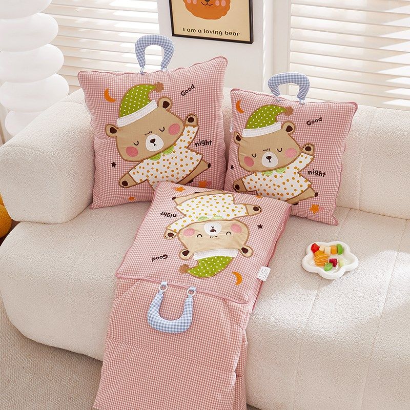 全棉抱枕被子两用办公室午睡学生宿舍夏凉被二合一汽车靠垫枕头被,淘宝优惠券,粉丝福利购,淘宝优惠卷