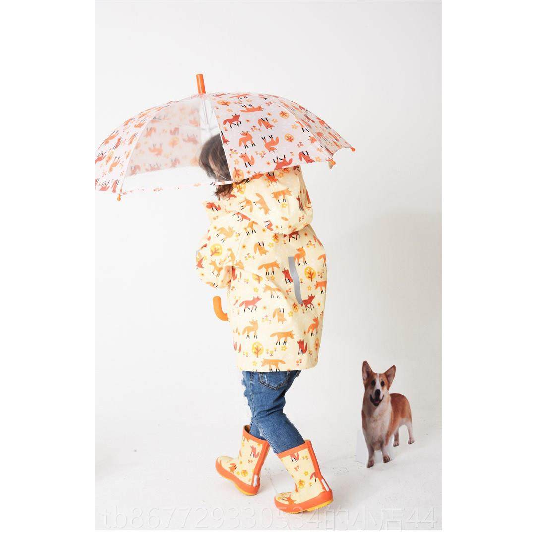 高档韩国h雨as卡通动物宝宝可伞雨伞部分透明长柄伞爱男童女童防,淘宝优惠券,粉丝福利购,淘宝优惠卷