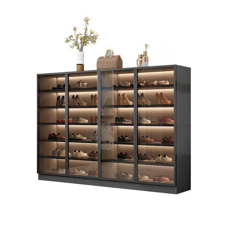 玻璃鞋柜家用门口大容量入户玄关柜一体新款高立式简约阳台储物柜,淘宝优惠券,粉丝福利购,淘宝优惠卷
