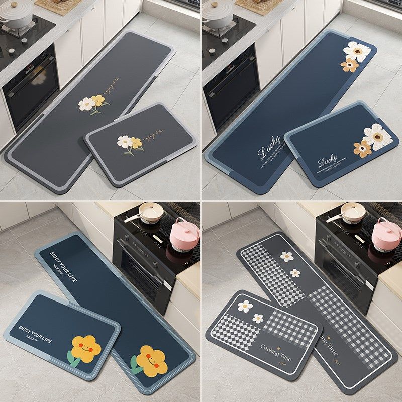 厨房地垫防滑防油免洗可擦软硅藻泥吸水吸油脚垫防水防脏地毯2556,淘宝优惠券,粉丝福利购,淘宝优惠卷