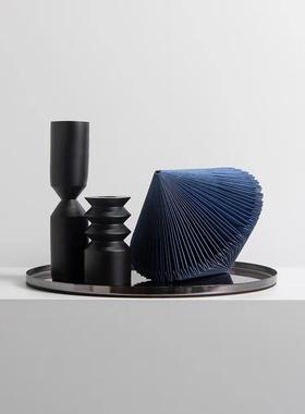 欧式家用水晶红玻醒酒WDZ器酒装饰酒瓶酒具璃摆托盘件饰品几何造