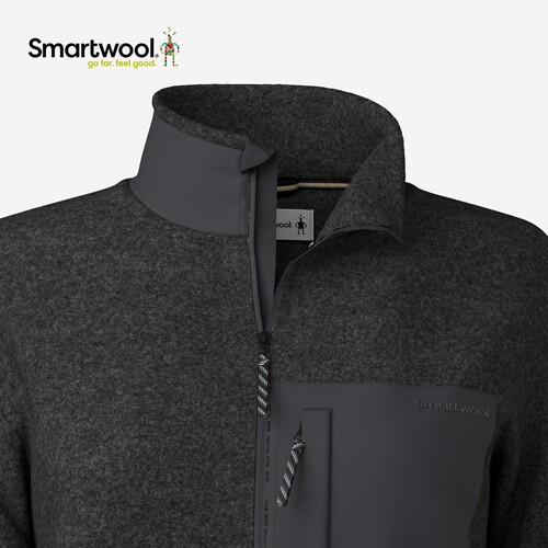 Smartwool新品美丽诺羊毛女款Lifestyle Fleece拉链外套日常休闲 - 图2