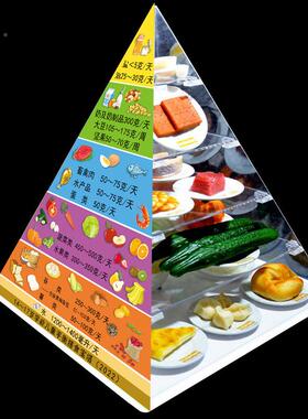 岁14-17龄儿营养指导膳食宝塔食物金字HLZ-4-17塔交换份模型电学
