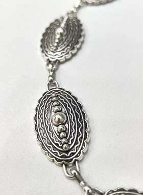 跨境新款复古雕花腰链女时尚百搭民族风金属链条配裙子腰带