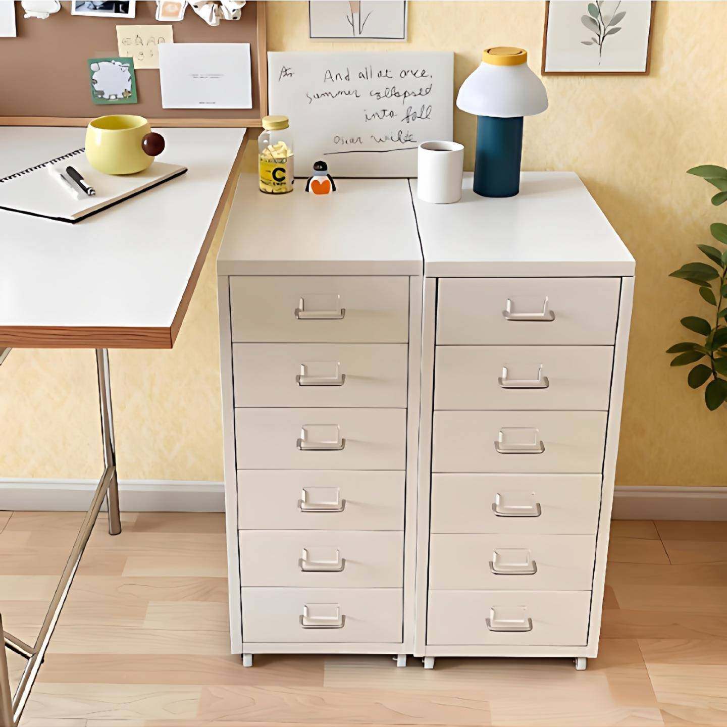 默抽柜带下滑轮梳铁妆屉台桌夹缝钢制BVM床头柜储物艺整理收纳柜,淘宝优惠券,粉丝福利购,淘宝优惠卷