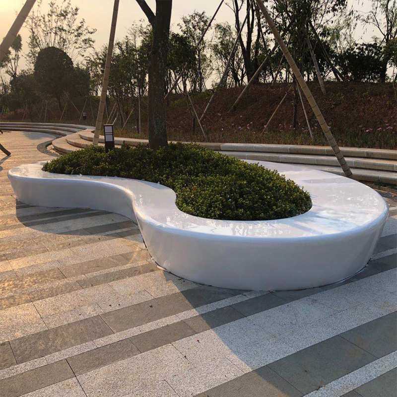玻璃钢树池园林种植池移动景观休闲座椅大型学校户外坐凳发光座椅,淘宝优惠券,粉丝福利购,淘宝优惠卷