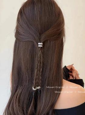 【下单立减50】触角发扣发夹圆形水钻金属发扣夹前额侧边夹刘海PX