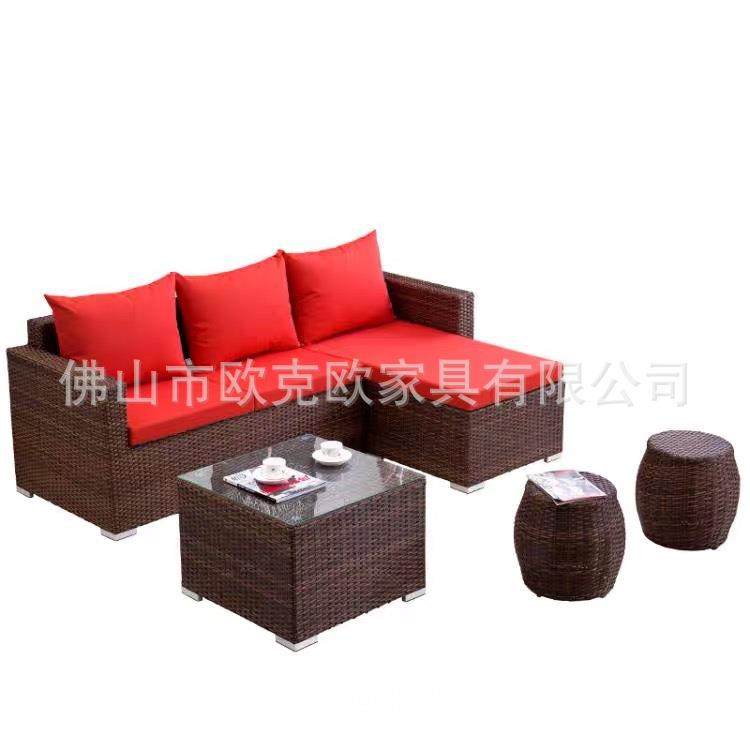 户外藤沙发室外编椅防水防藤制庭院花园阳晒台藤沙合发组SS2252藤,淘宝优惠券,粉丝福利购,淘宝优惠卷