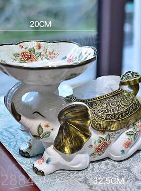 高档招财狗狗钥礼匙口收纳玄关客摆件家居饰品门美式厅装饰摆设乔