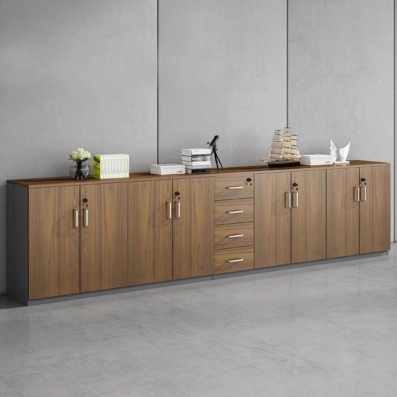 文件柜资料柜茶柜公隔室简水约现代储办物QIB柜断地柜带锁木质矮,淘宝优惠券,粉丝福利购,淘宝优惠卷